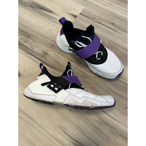 Nike Air Huarache AH7335-101 Sneaker White Purple Men's Size 7 - Picture 1 of 7